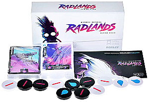 Brettspiel - Radlands. Land der Ruinen. Deluxe + Erweiterung - Kult des Chroms