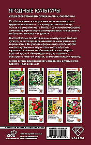 Berry crops. Care and harvesting of grapes, raspberries, blackcurrants