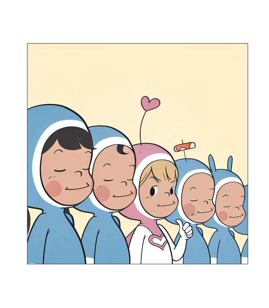 Yumi ląstelės. Spalvinimo knygelė pagal webtoon