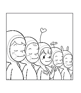 Yumi ląstelės. Spalvinimo knygelė pagal webtoon