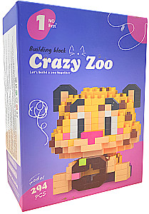 Konstruktors - Crazy Zoo. Tīģeris, 294 detaļas
