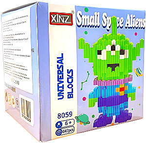 Konstruktor - Xinz. Małe Obce Kosmici 3D, 647 elementów