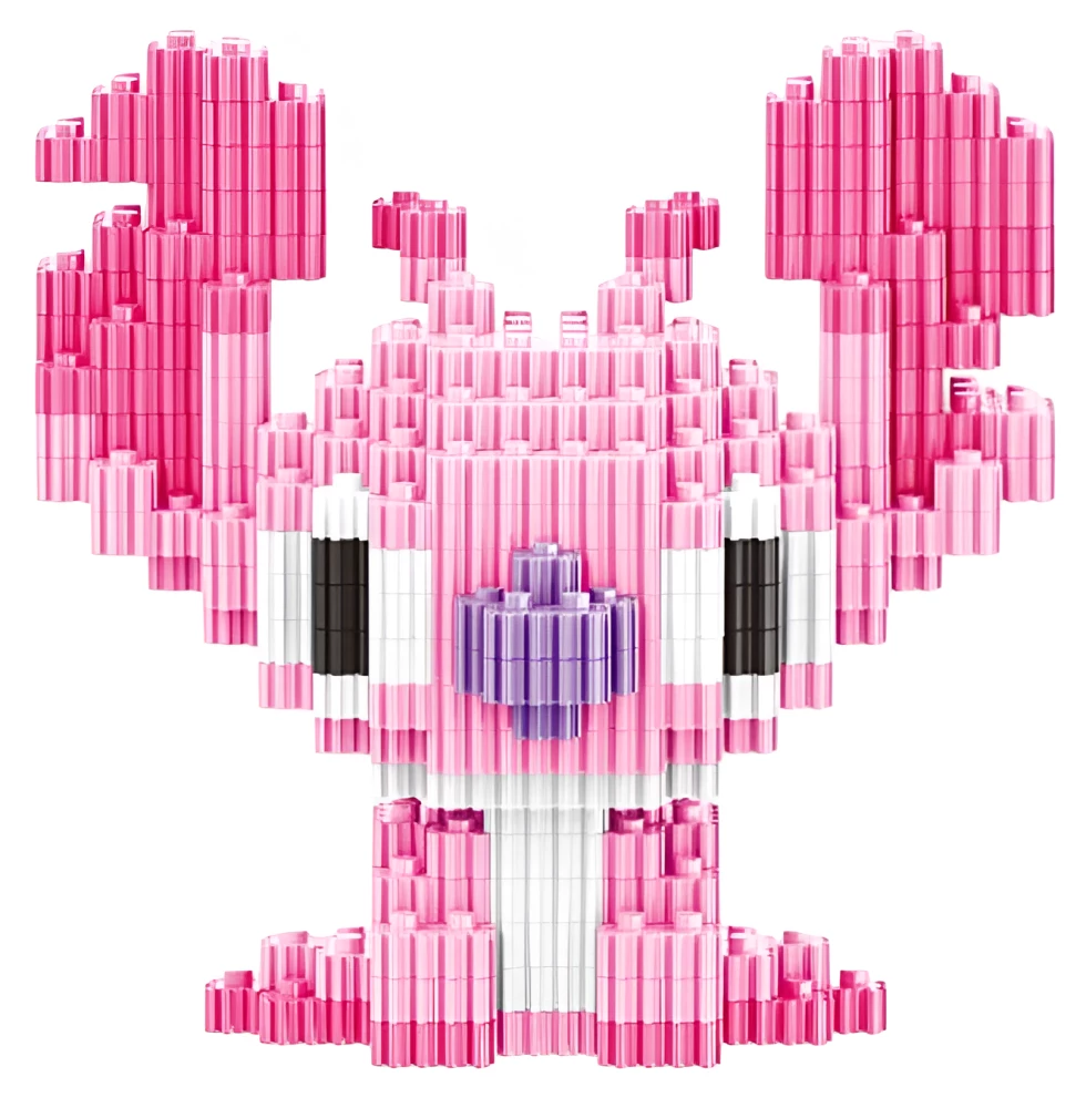 Constructor - Lechuan. Stitch Angel, pink, 324 pieces