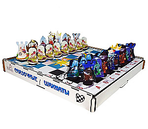 Brettspiel - Schach. Märchenfiguren