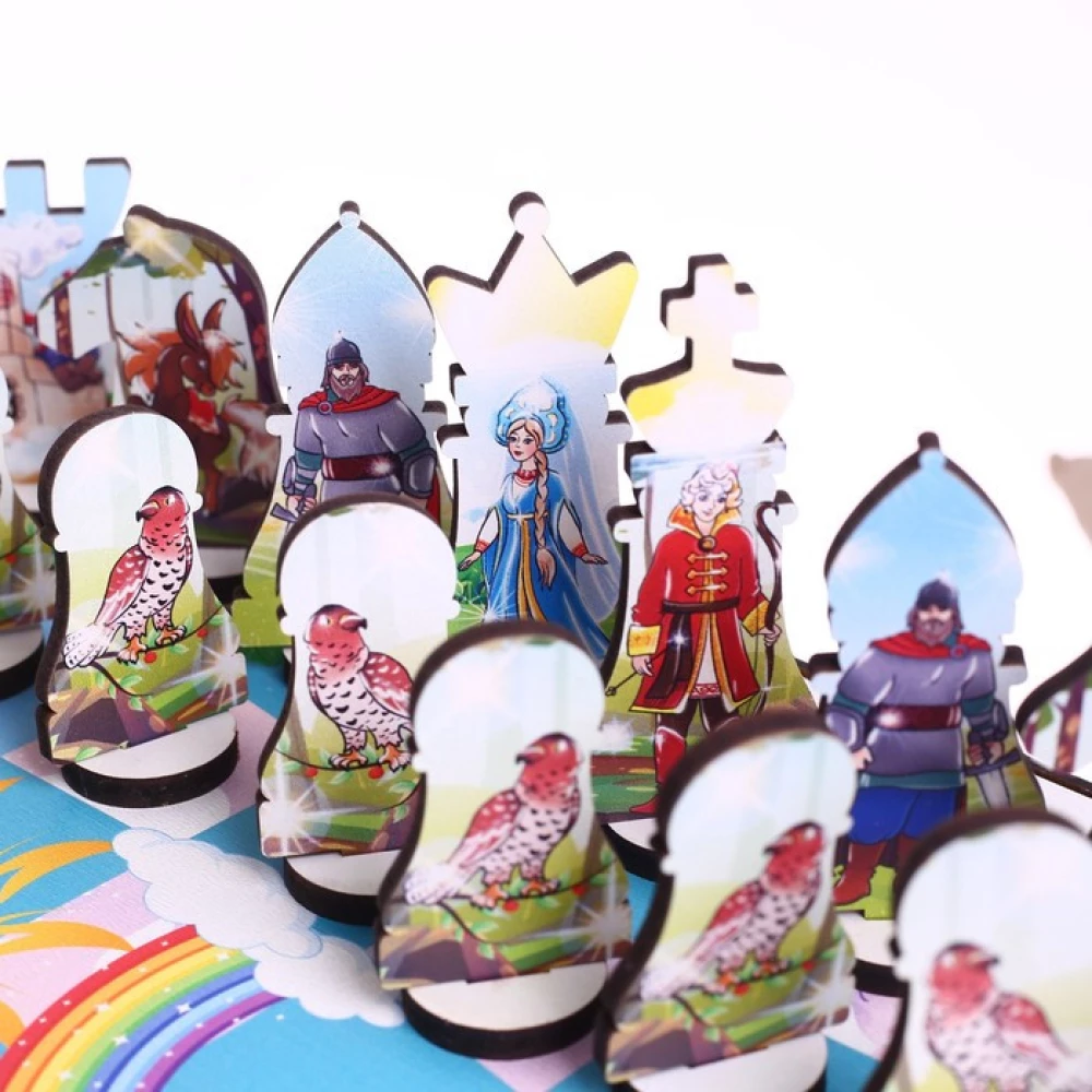 Brettspiel - Schach. Märchenfiguren