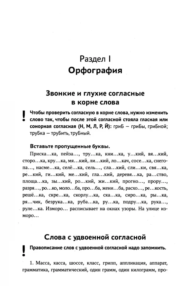 Тренажер по русскому языку. Орфография. Пунктуация. Орфоэпия