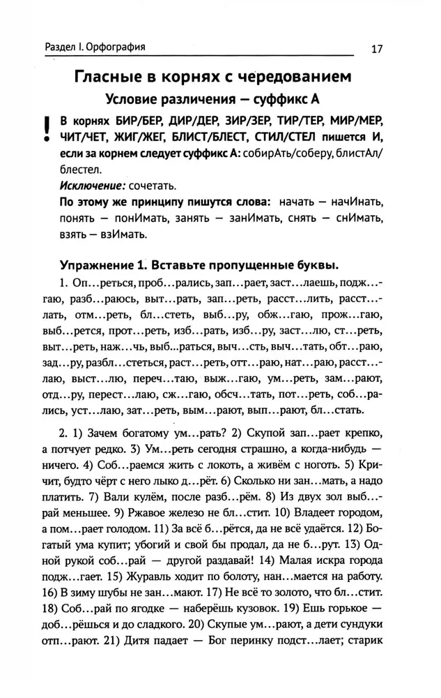 Тренажер по русскому языку. Орфография. Пунктуация. Орфоэпия