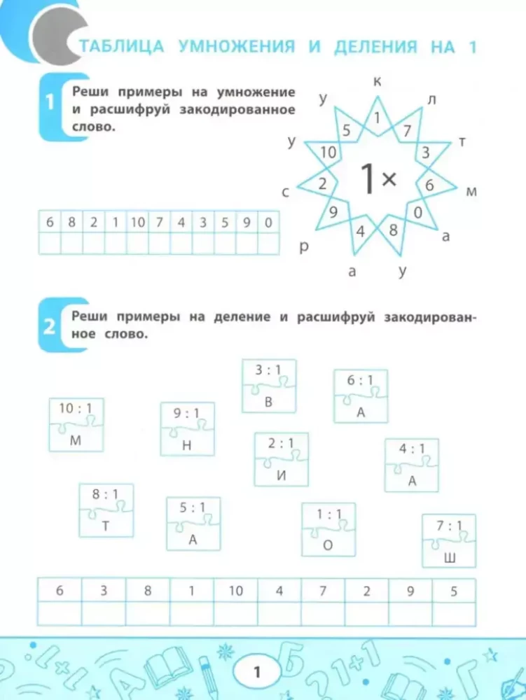 Multiplikation und Division. Schnell rechnen lernen!