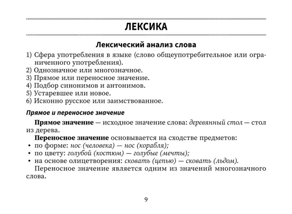 Справочник по русскому языку
