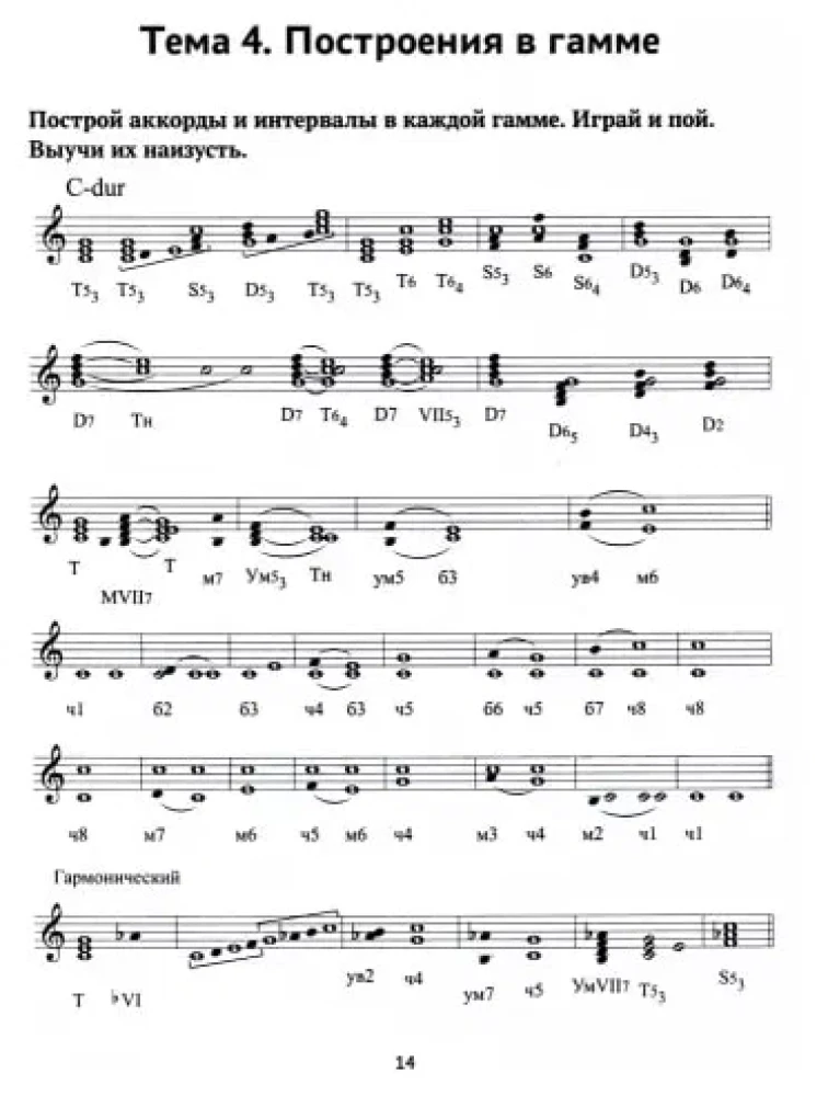 Сольфеджио. Рабочая тетрадь. 4 класс ДМШ