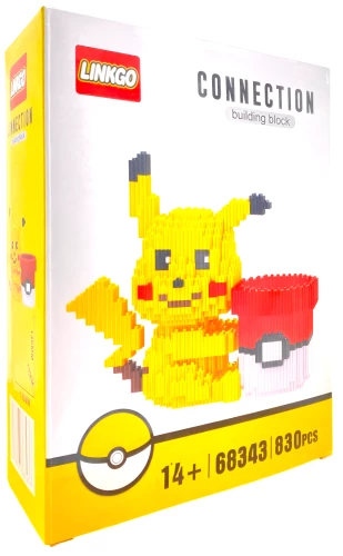 Konstruktorius - Lechuan. Pikachu, 830 detalių