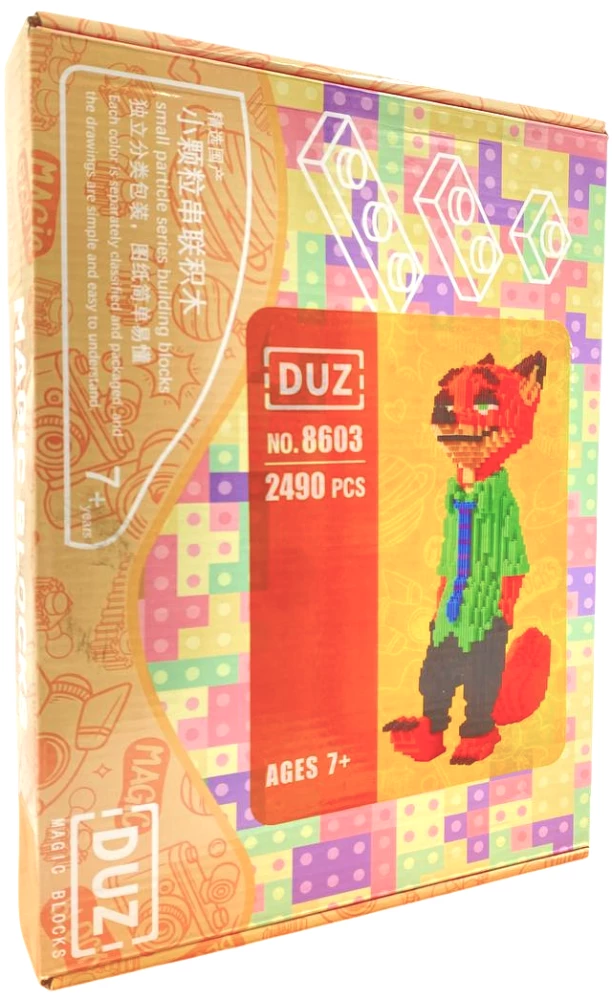 Konstruktorius - Duz. Lapė, 2490 detalių