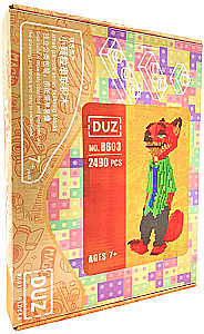 Konstruktorius - Duz. Lapė, 2490 detalių