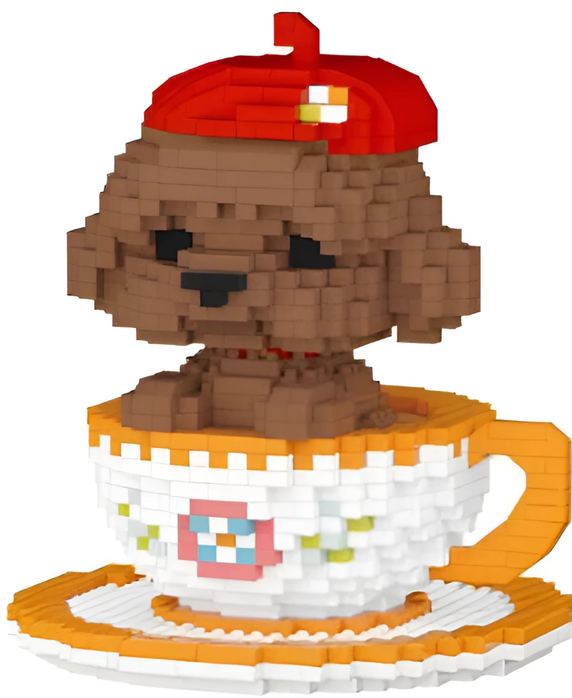 Constructor - Brown Dog in a Mug, 1446 Pieces