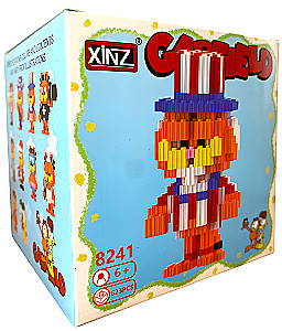 Constructor - Xinz. Garfield in a red hat, 623 pieces