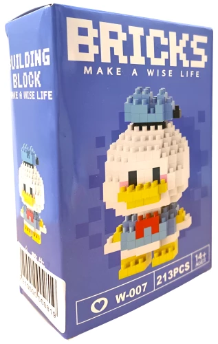 Konstruktorius - Bricks. Donaldas Dekas, 213 detalių