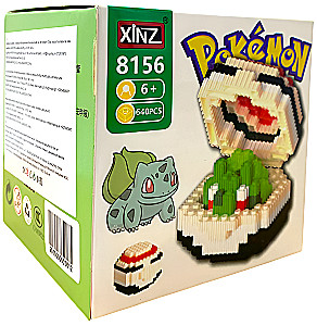 Konstruktorius - Xinz. Bulbasaur, 640 detalių