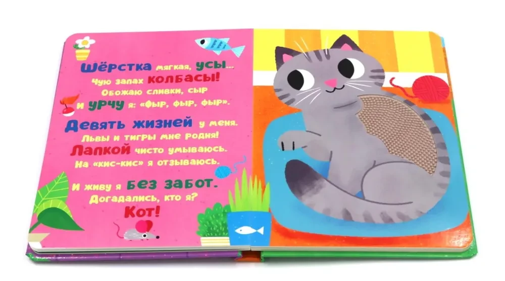 Taktīlie grāmatiņas. Kas es esmu? Mājdzīvnieki