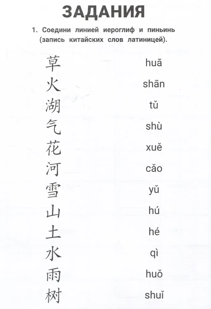 Hieroglyphische Übungen. Natur