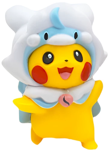 Figūrėlė - Pikachu pokemono kostiumuose, 5 cm, asortimente