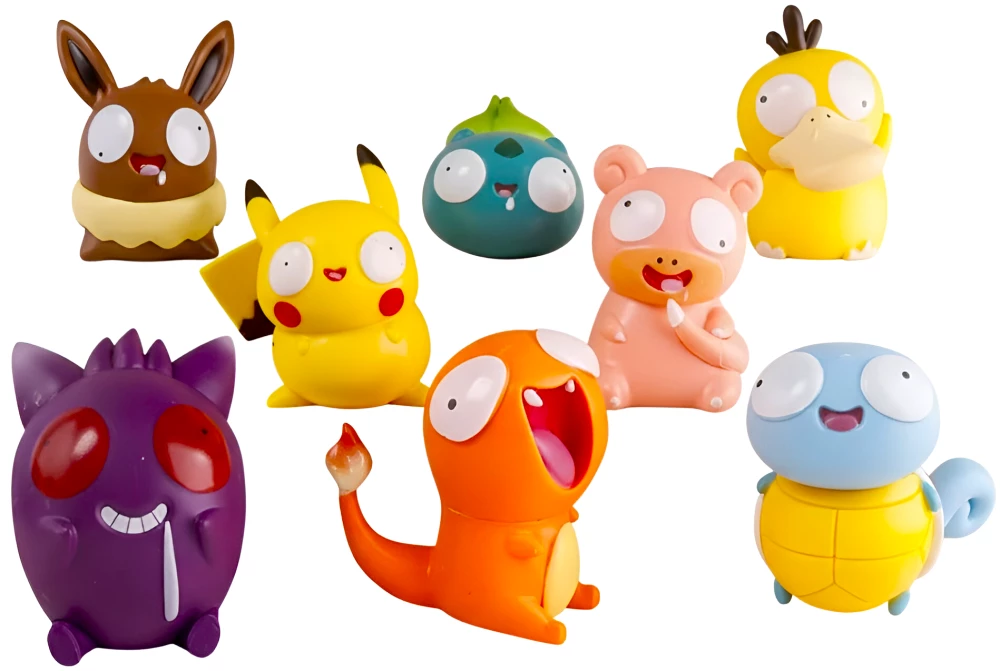 Figūrėlė - Pokémonai didelėmis akimis, 7cm, įvairios