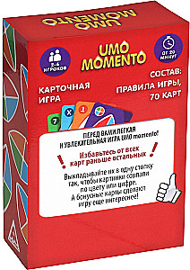 Kortinė žaidimas - UMOmomento, 70 kortelių