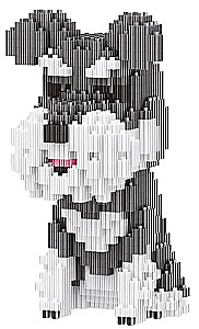 Constructor - Lechuan. Schnauzer, 695 pieces