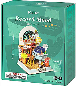 3D składana miniatura - Record mood