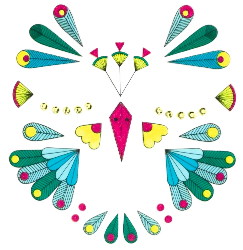 Face Sticker Set - Bird