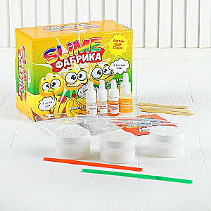 Eksperimentų ir bandymų rinkinys - Slime gamykla. Banana