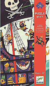 Duży puzzle: 36 - Piracki statek