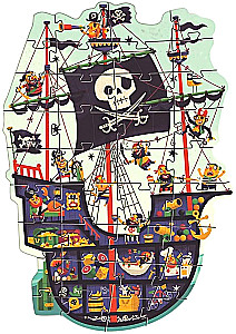 Duży puzzle: 36 - Piracki statek