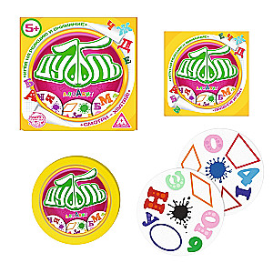 Board Game - Dobble. Alphabet