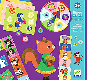 Настольные игры - Маленькие друзья. Мемо, Лото, Домино