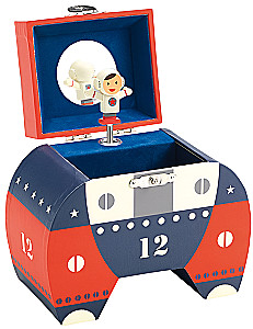Musical Jewelry Box - Space Rocket