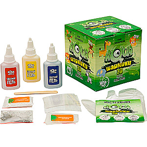 Jaunas chemikas eksperimentų ir bandymų rinkinys - Akvašarmėkai. 3D gyvūnai
