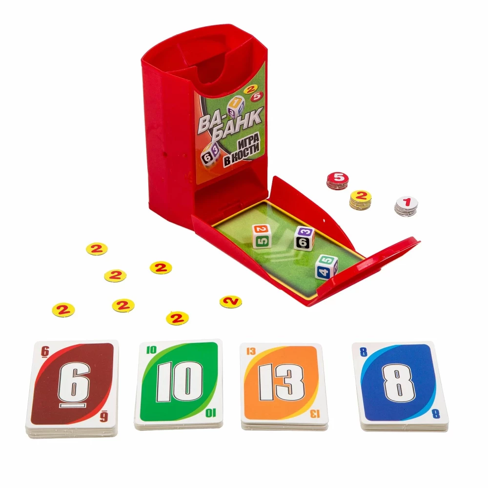 Настольная семейная игра - Ва-Банк (игра в кости)