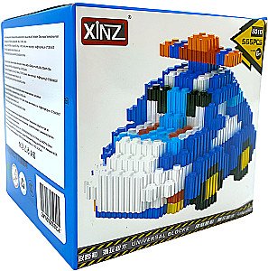Konstruktors - Xinz. Zila mašīna, 566 detaļas