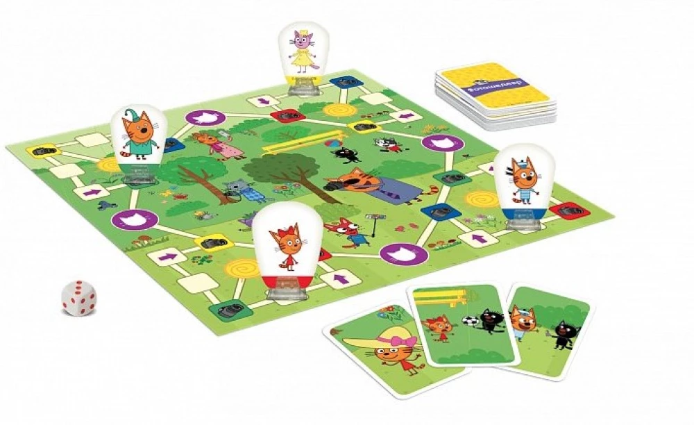 Brettspiel - Drei Katzen. Fotomeisterwerk