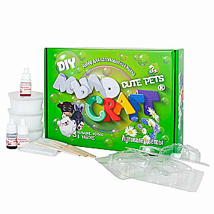 Muilo gamybos rinkinys - Muilo Craft. Mielos naminiai gyvūnai. Pievos gėlės