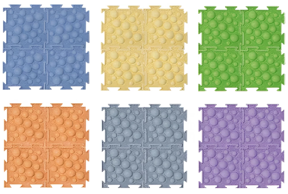 Modular rug - Mini football set (hard), 24 puzzles