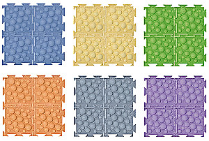 Modular rug - Mini football set (hard), 24 puzzles