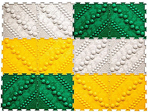 Modular Mat - Soccer Player Set, 6 Puzzles