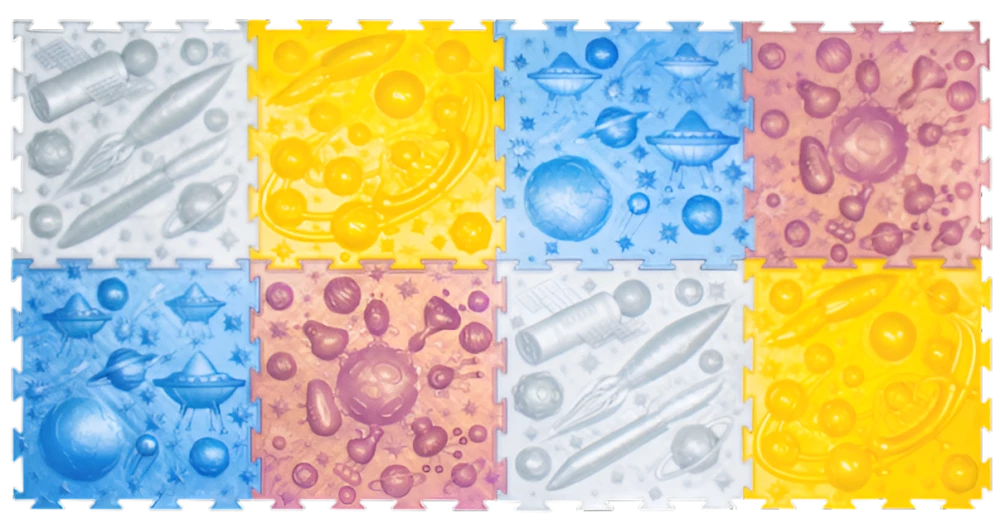 Modular Rug - Space Set, 8 Puzzles