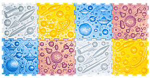 Modular Rug - Space Set, 8 Puzzles
