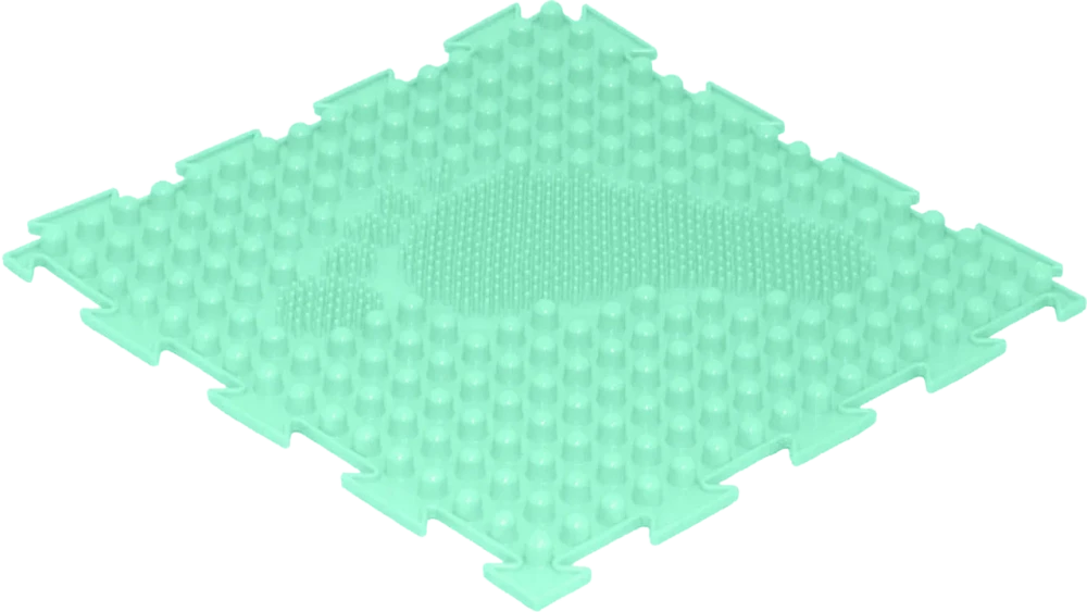 Modular Mat - Set No. 1. Universal, pastel colors, 8 puzzles