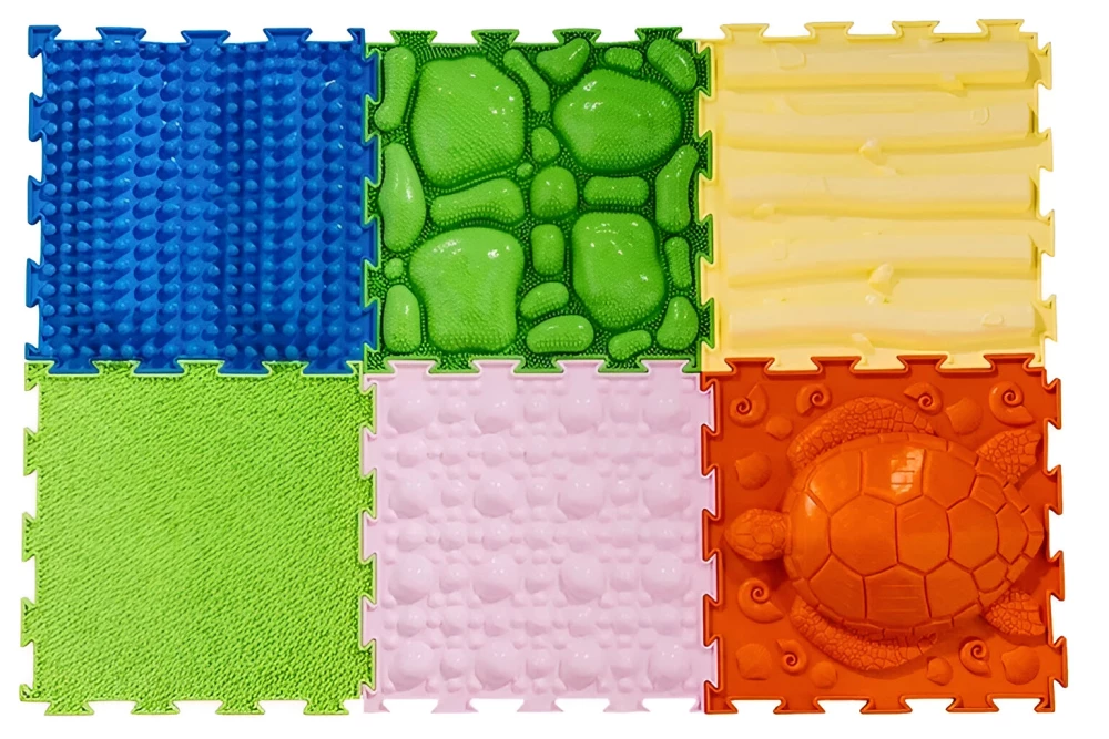 Modular Mat - Set No. 16. Sea Turtle, 6 Puzzles