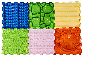 Modular Mat - Set No. 16. Sea Turtle, 6 Puzzles