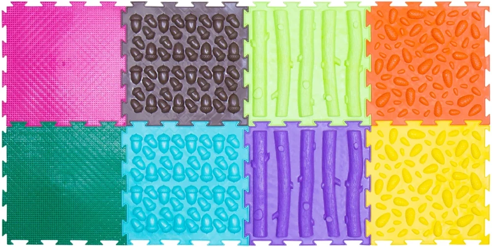 Modular Mat - Set No. 8. Forest Path, 8 Puzzles
