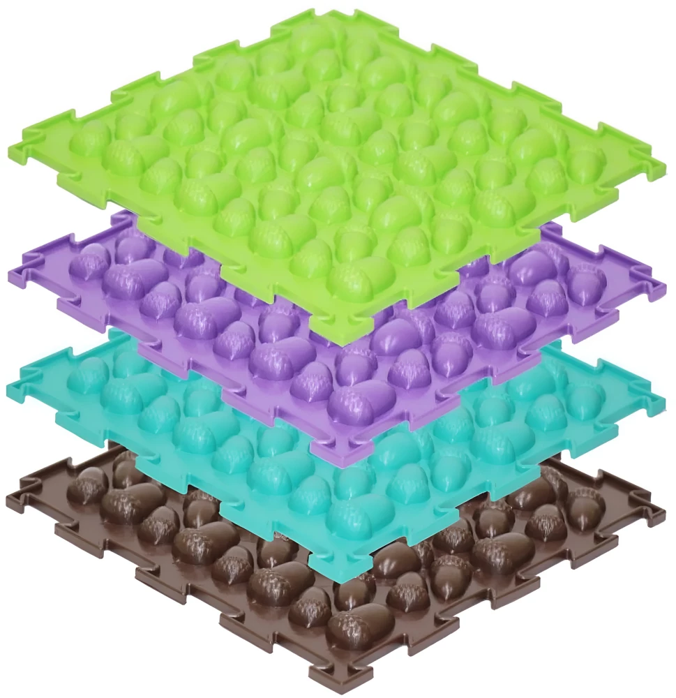 Modular Mat - Acorns (hard). 8 puzzles